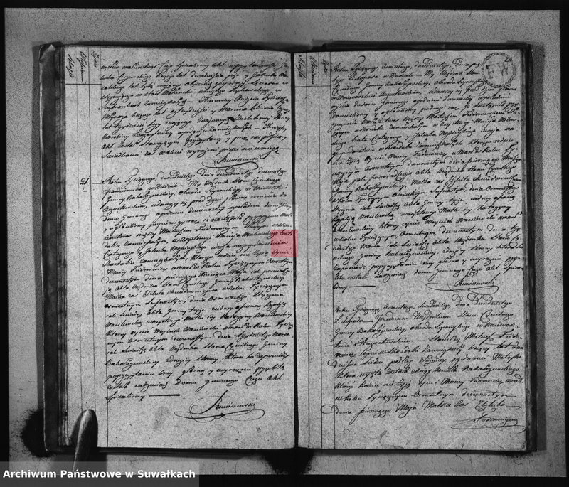 image.from.unit.number "Akta Zaślubionych Gminy Bakałarzewskiey"