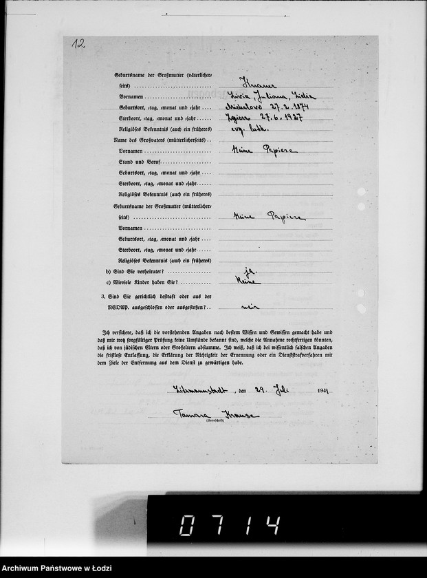 Obraz 17 z jednostki "[Akta personalne pracowników] Lit.K"