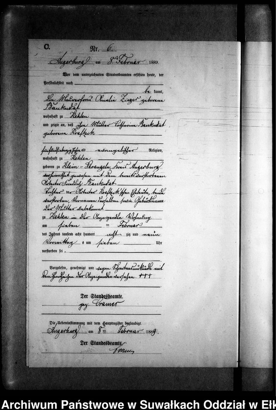 image.from.unit.number "Sterbe-Neben-Register des Preussischen Standes-Amtes Kehlen Kreis Angerburg"