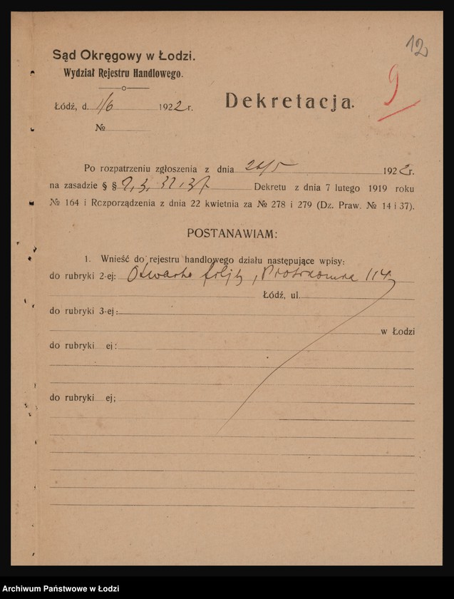 Obraz 14 z jednostki "Karol Bogusławski - handel szkłem i porcelaną"