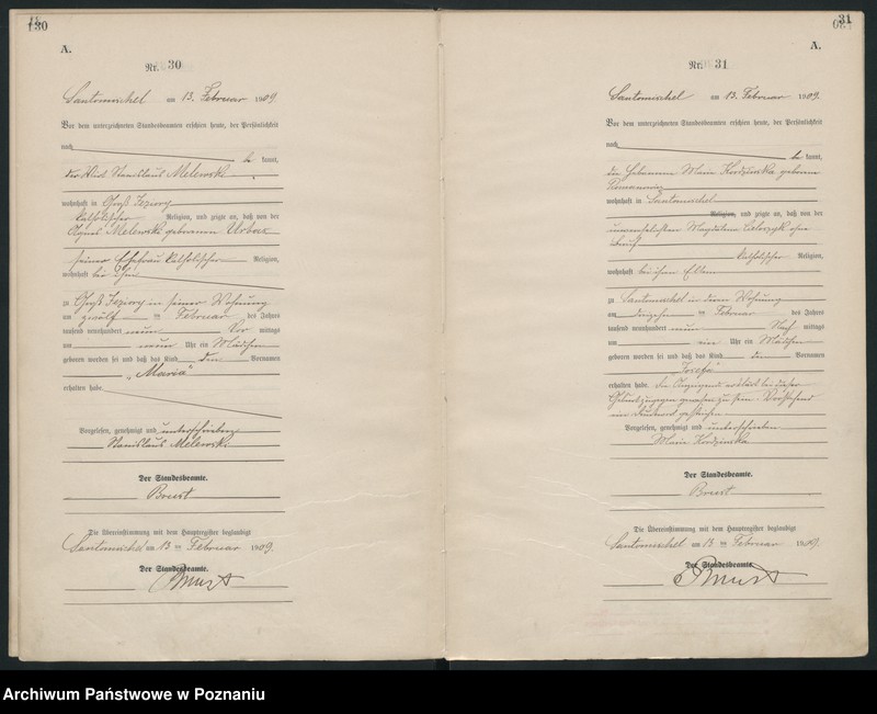 Obraz 18 z jednostki "Geburts-Neben-Register"