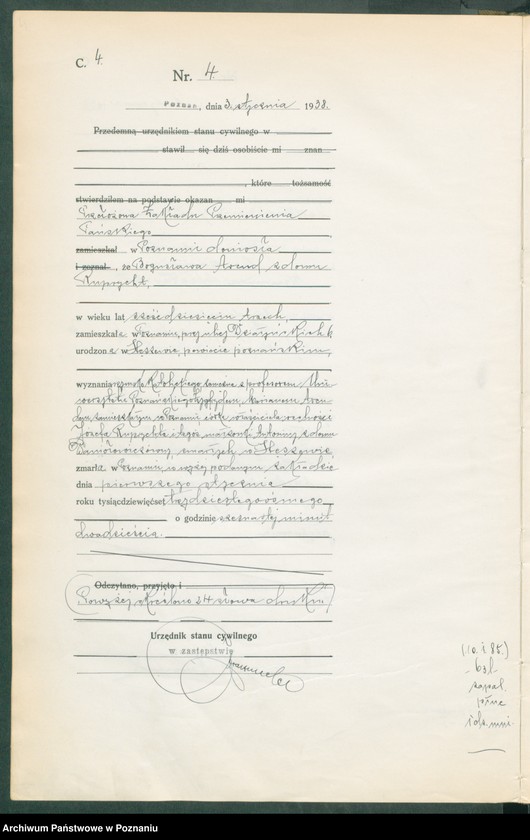 Obraz 6 z jednostki "Księga miejscowa zgonów tom I [Rejestr główny zgonów]"