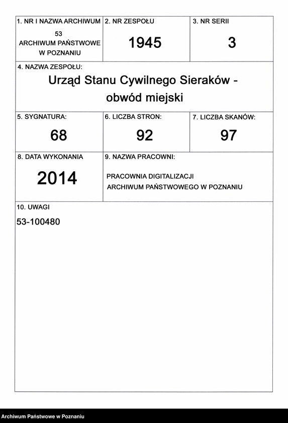 Obraz 1 z jednostki "Księga małżeństw"