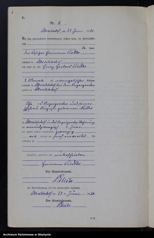 image.from.unit.number "Sterbe-Neben-Register Nr 1 - 20 [ Księga zgonów - wtóropis ]"