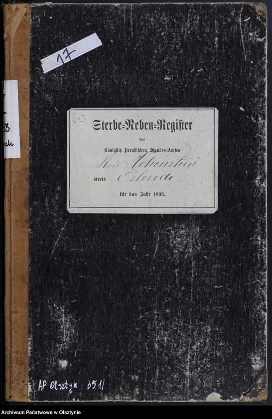 image.from.unit.number "Sterbe-Neben-Register Nr 1 - 72"