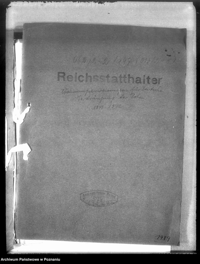 Obraz 4 z jednostki "Wohnungszuweisungen für Deutsche. Verdrängung der Polen."