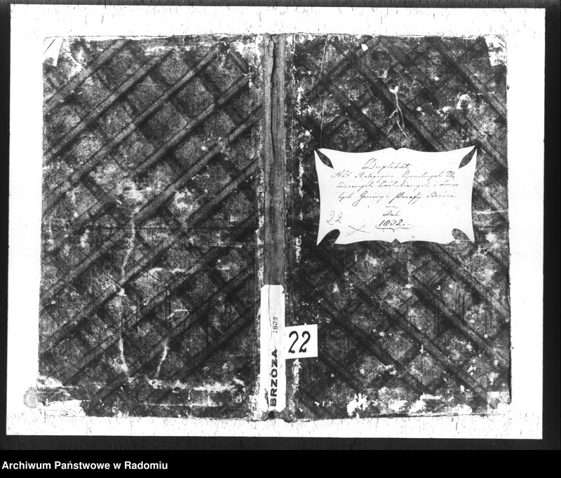 image.from.unit.number "Duplikat akt religijno-cywilnych urodzonych, zaslubionych i zmarłych gminy i parafii Brzóza na rok 1832"