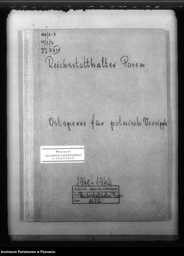 Obraz 4 z jednostki "Ostsperre für polnische Versippte"