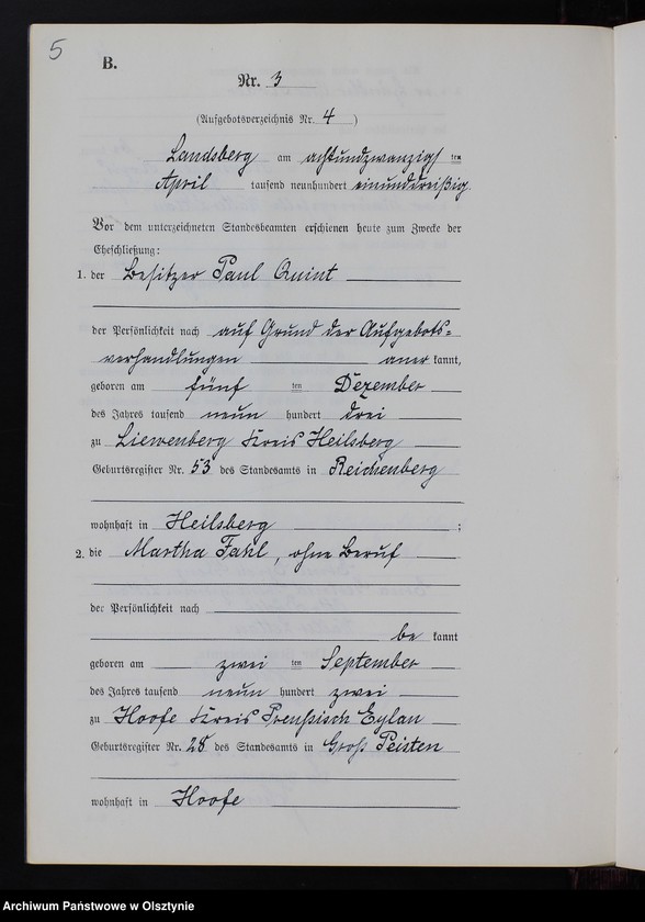 image.from.unit.number "Heiraths-Neben-Register Nr 1 - 13 [ Księga małżeństw - wtóropis ]"