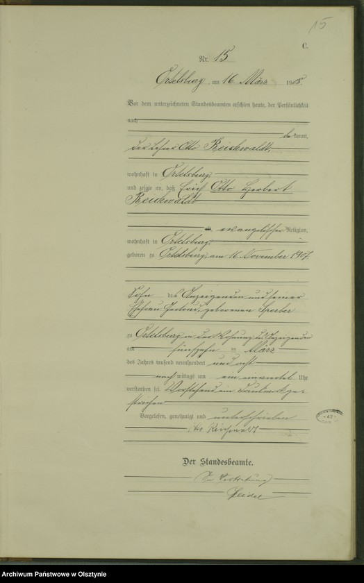 image.from.unit.number "Sterbe-Haupt-Register Nr 1 - 98"