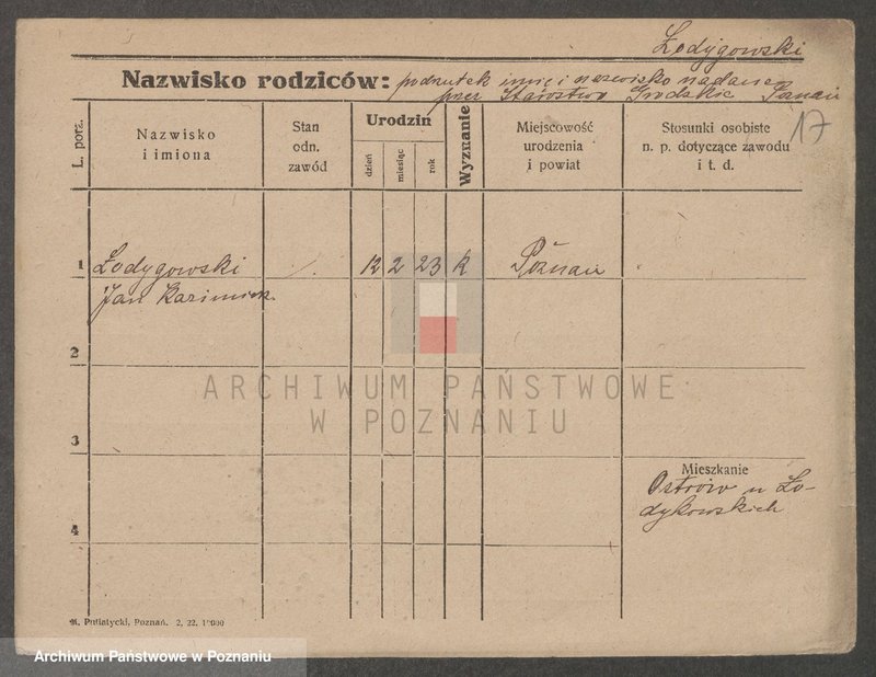 Obraz 17 z jednostki "Łodygowski - Łopuszyński"