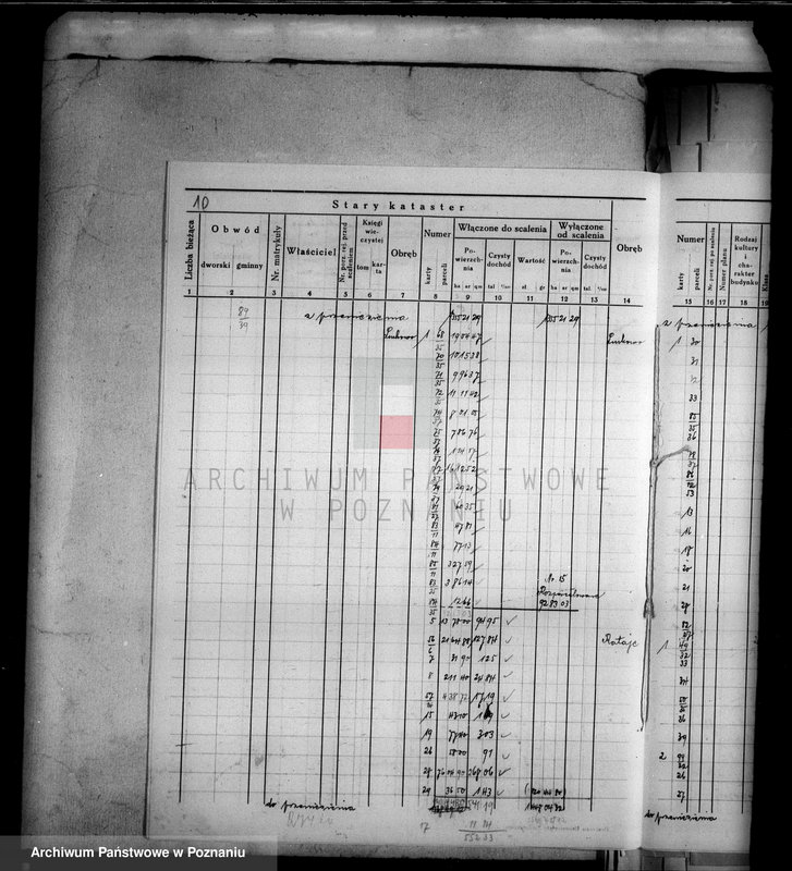 Obraz 14 z jednostki "Ogólne zestawienie powierzchni majątku Łobżenice powiatu wyrzyskiego"