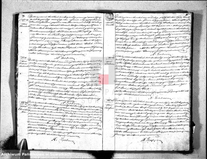 image.from.unit.number "Księga Duplikat Urzędnika Stanu Cywilnego Wyznania Ewangelickiego Okręgu Suwałki w Powiecie Dąbrowskim Obwodzie i Gubernii Augustowskiey na Rok 1839."