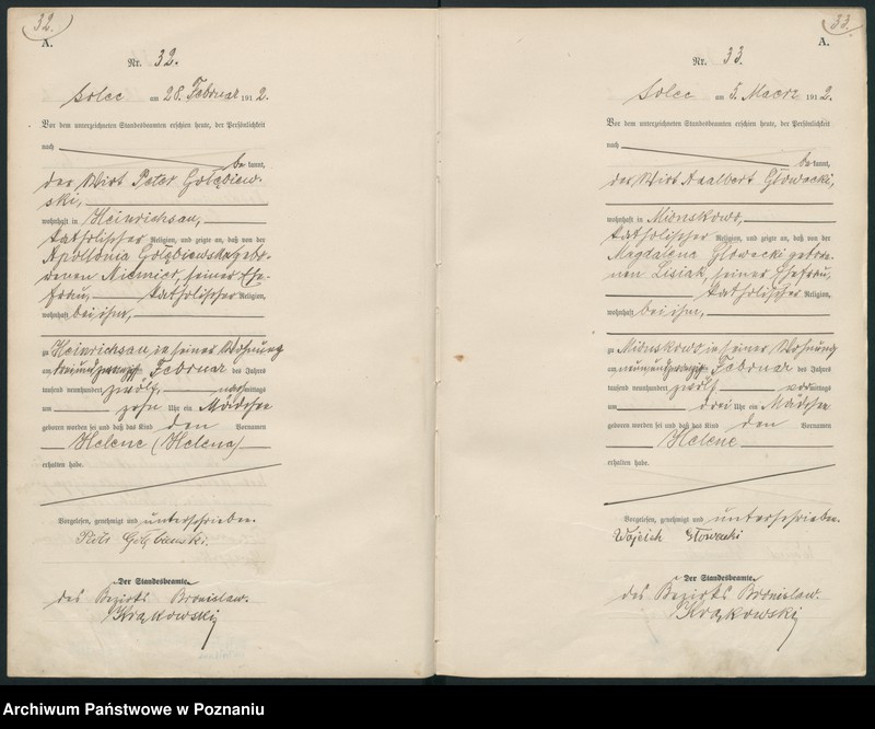 Obraz 19 z jednostki "Geburts-Haupt-Register"
