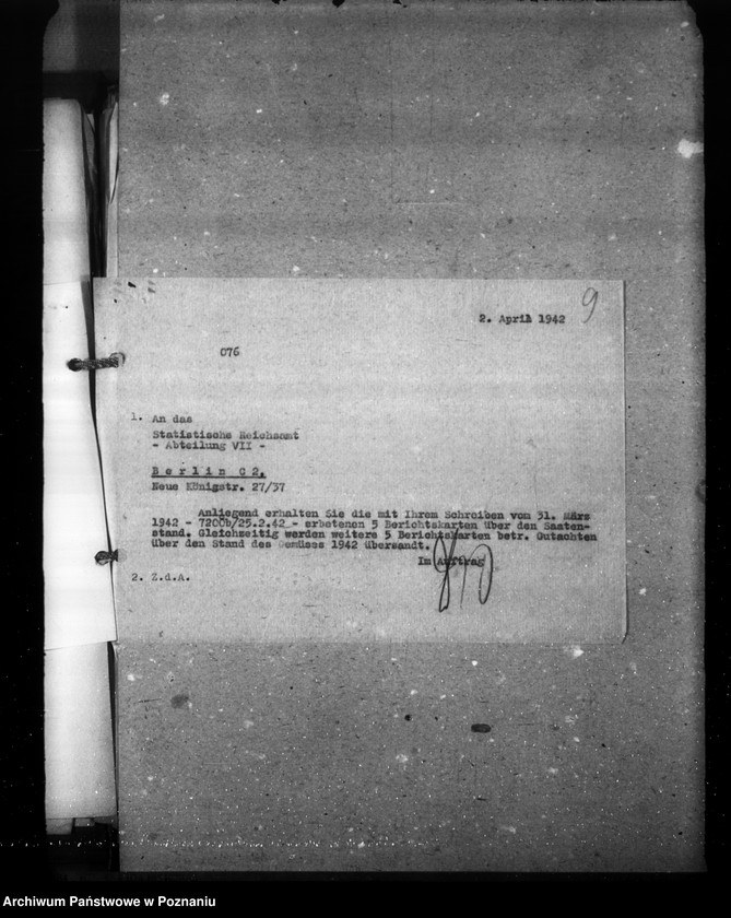 Obraz 13 z jednostki "Saatenstand und Ernte"