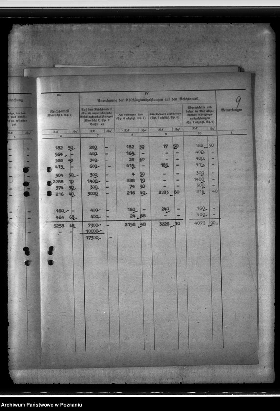 Obraz 13 z jednostki "Familienunterhalt. Zusammenstellungen des Regierungspräsidenten Hohensalza - Inowrocław"
