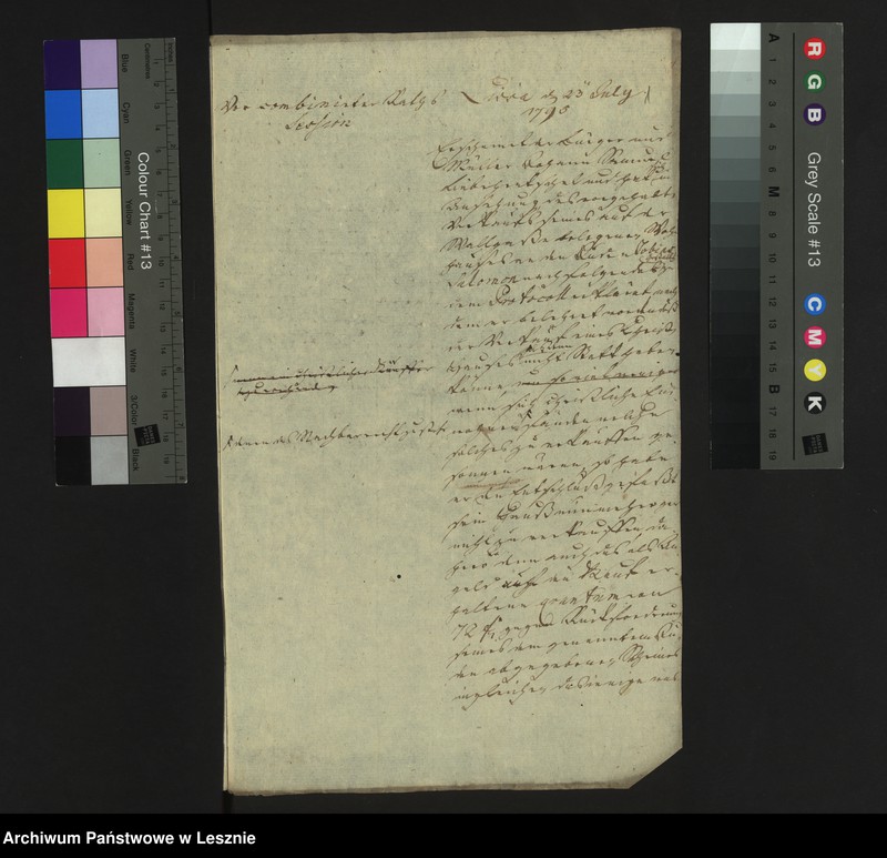 Obraz 4 z jednostki "[Akta in Sachen des Müllers Johann Samuel Liebeheutschel gegen den Schutzjuden Tobias Salomon]"