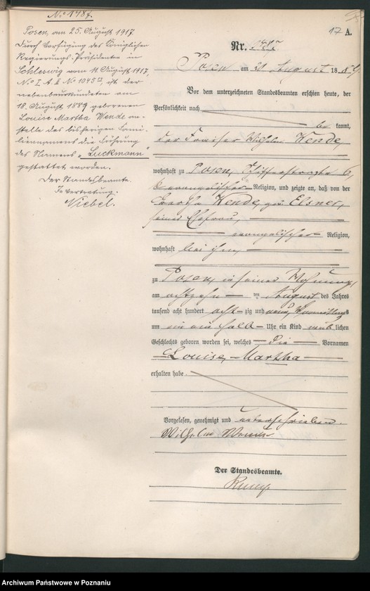 Obraz 20 z jednostki "Księga urodzeń t. IV"