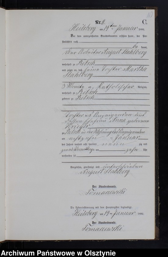image.from.unit.number "Sterbe-Neben-Register Tom I,Nr 1 - 100"