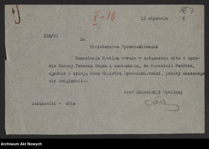 image.from.unit.number "Ułaskawienia z b. Kongresówki - nieuwzględnione, dotyczące zabójstw, napadów zbrojnych, rabunkowych, pokątnego gorzelnictwa, gwałtu, deprawacji, wymuszeń, łapownictwa, wyroków: o kradzieże dokonane min. przez Rosjan b. żołnierzy armii Wrangla, o przemyt przez granicę pruską, a także o zdradę i wstąpienie do armii bolszewickiej"