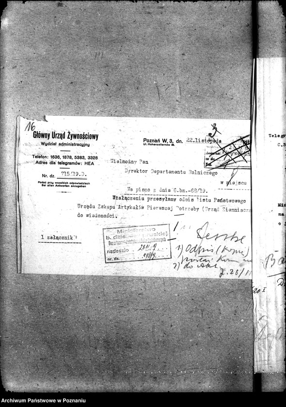 Obraz 20 z jednostki "Sprawy szczegółowo-administracyjne Aprowizacja Kongresówki"