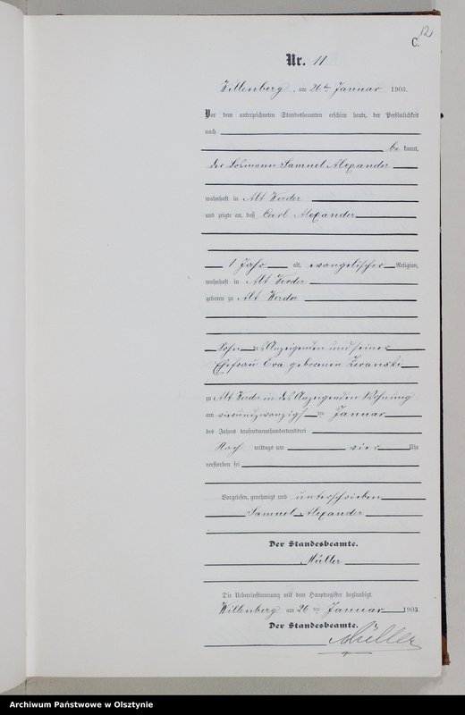 image.from.unit.number "Sterbe-Neben-Register Nr 1 - 172"
