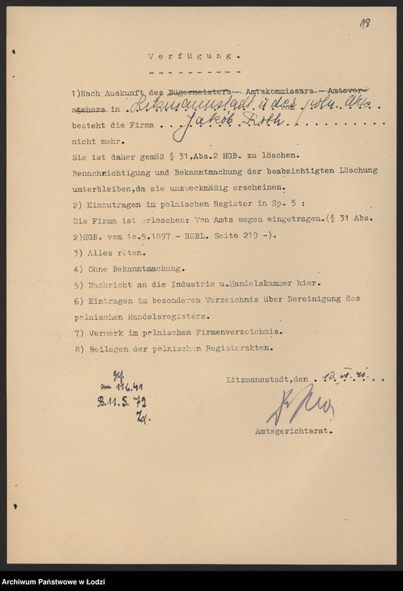 Obraz 20 z jednostki "Jakób Roth- sprzedaż galanteri"