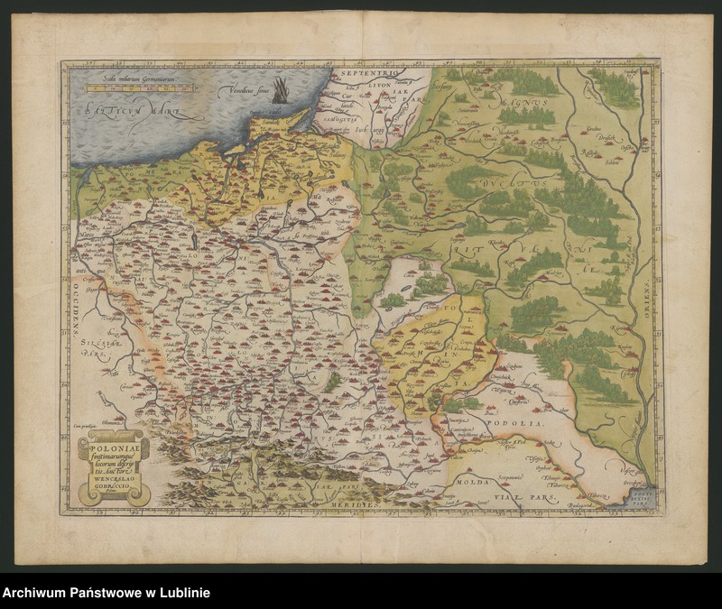 Obraz z jednostki "[Mapa Polski i Litwy]"