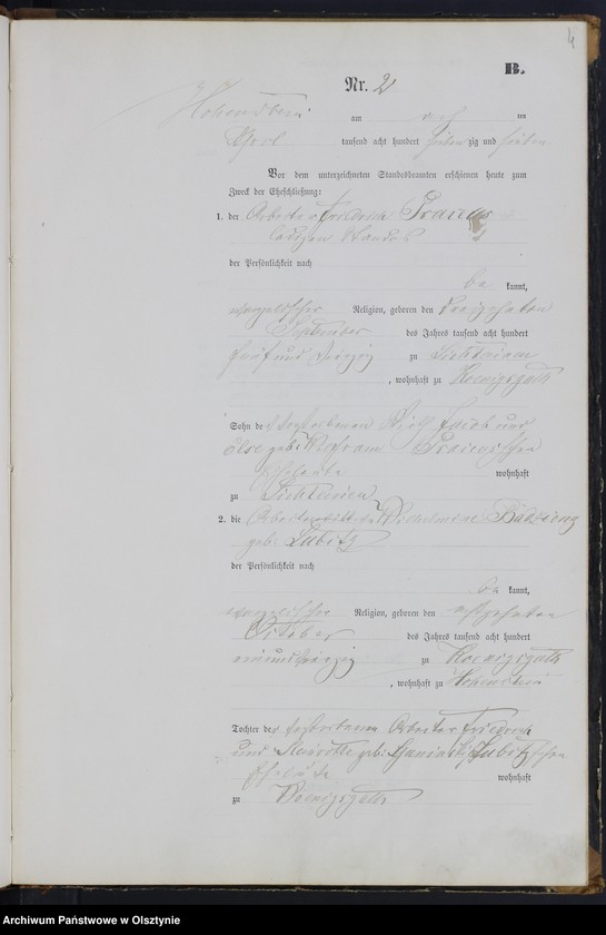 image.from.unit.number "Heiraths-Neben-Register Nr 1 - 16"