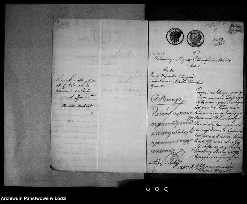 Obraz 14 z jednostki "Akta tyczące się przesiedleń"