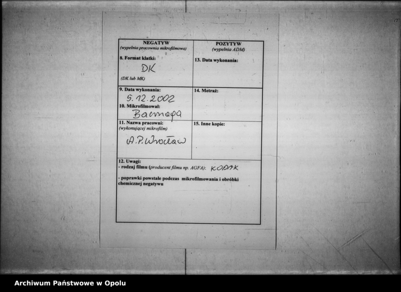 Obraz 3 z jednostki "Acta von der Schützen Gilde zu Oppeln... Deren Uniformirung und Prämien-Zalung für den Schützen König betreffend Vol. No. 6 de anno 1802"