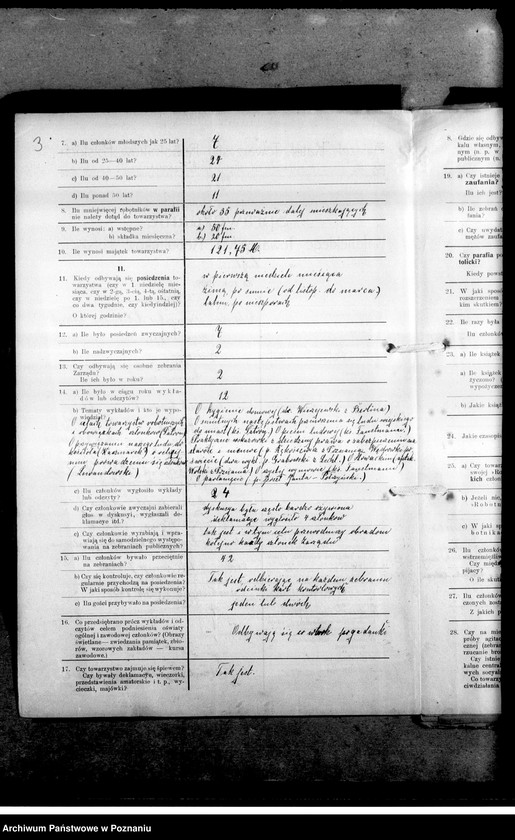 Obraz 7 z jednostki "Sprawozdania z działalności, korespondencja"