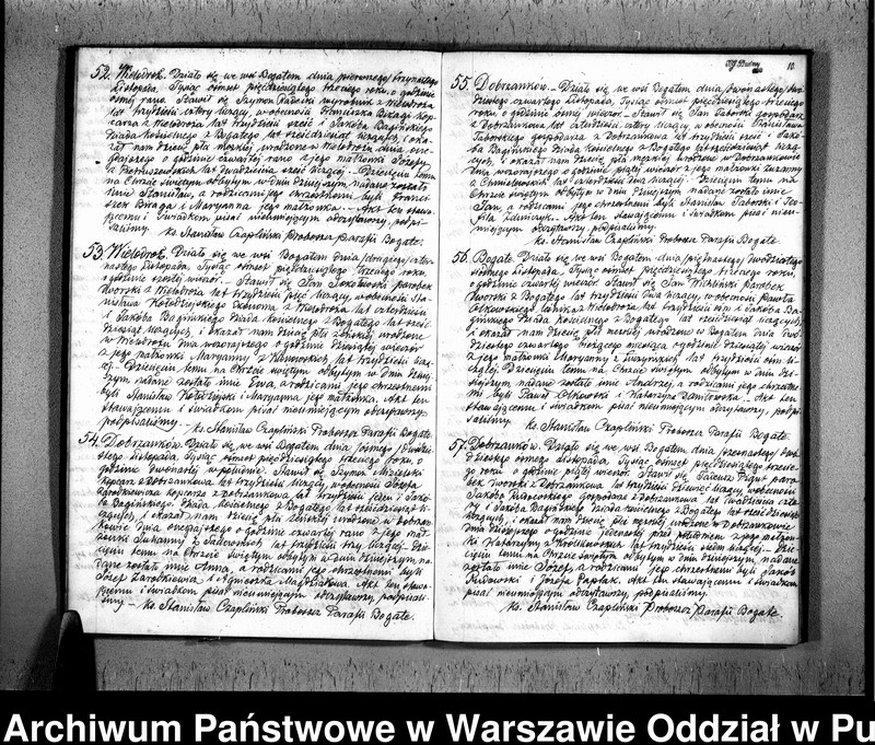 Obraz 12 z jednostki "Akta urodzeń, małżeństw i zgonów"