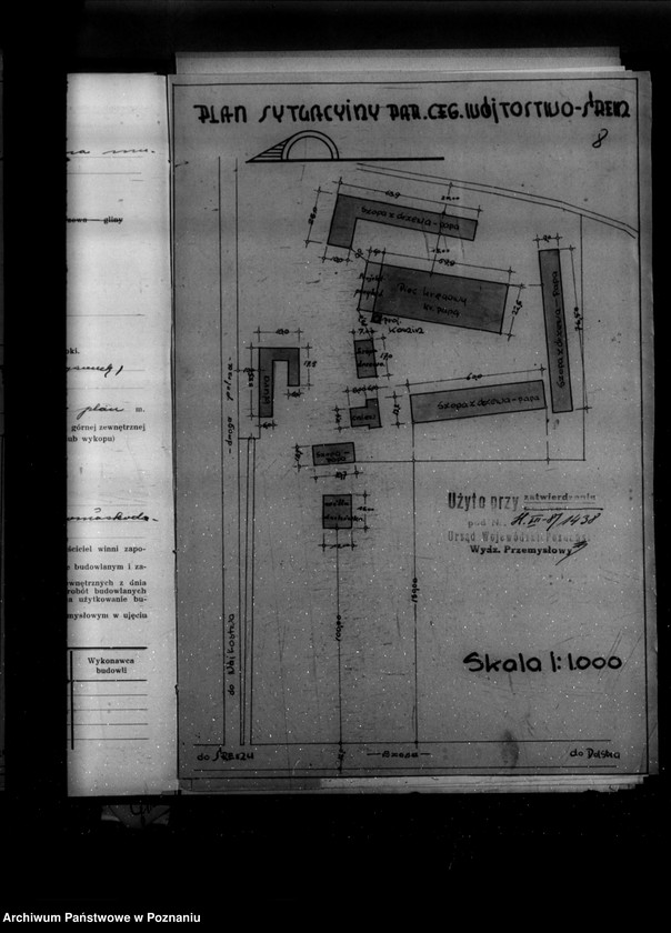 Obraz 12 z jednostki "Zatwierdzenie zakładu przemysłowego /cegielni/ M. Góreckiego w Wójtostwie powiat śremski"