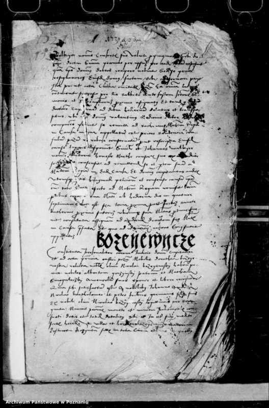 Obraz 3 z jednostki "Inscriptiones, relationes, decreta [inducta]"