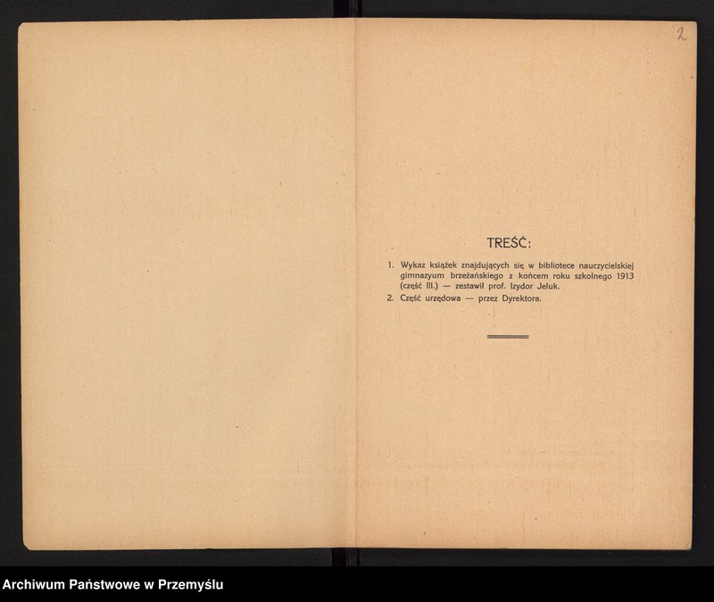 image.from.unit.number "Sprawozdanie Dyrekcji c.k. Gimnazjum Wyższego w Brzeżanach za rok szkolny 1912/13"