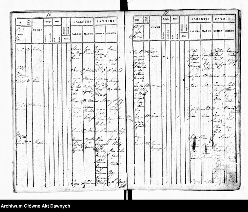 image.from.unit.number "Parafia: Brody. Dekanat: Brody. Księga metrykalna urodzeń tylko dla wsi Ponikowica. Tom I."