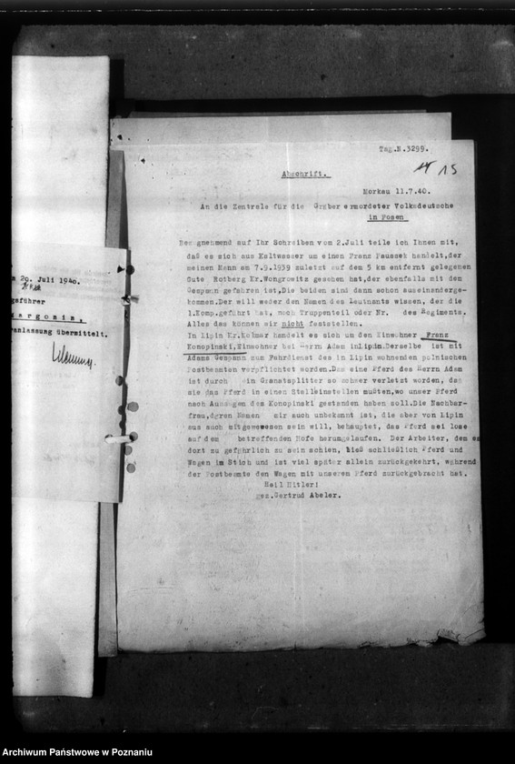 Obraz 20 z jednostki "Adolf Abeler aus Norkau, Kreis Wongrowitz (Wągrowiec)"