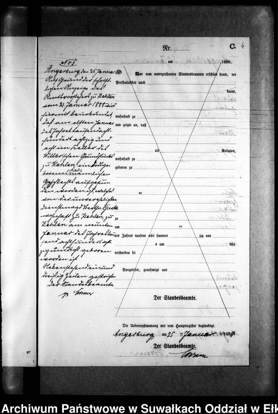 image.from.unit.number "Sterbe-Neben-Register des Preussischen Standes-Amtes Kehlen Kreis Angerburg"