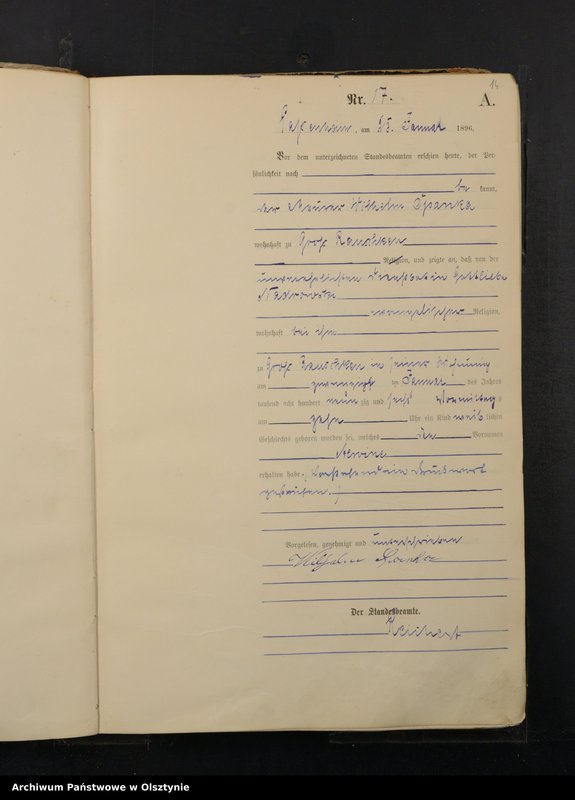 image.from.unit.number "Geburts-Haupt-Register Nr 1 - 225"