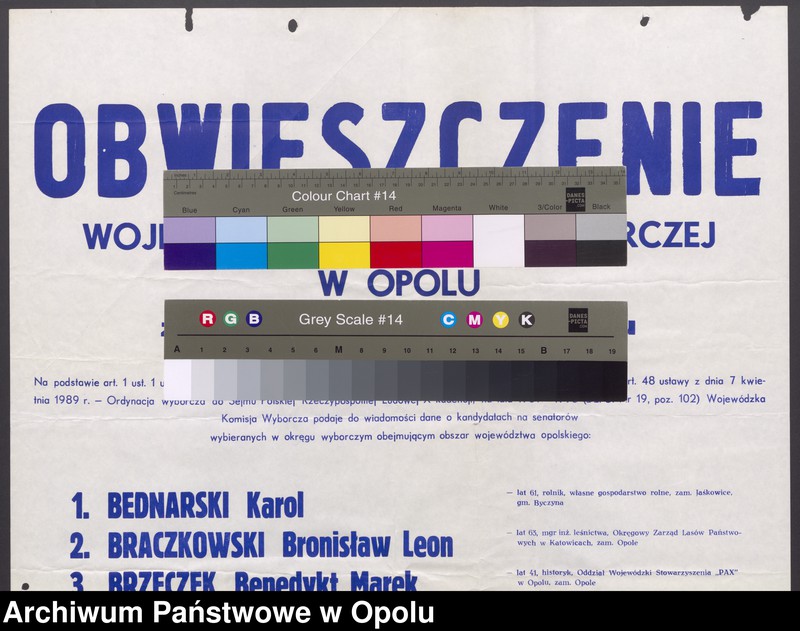 Obraz 12 z jednostki "Wybory do Sejmu i Senatu [-obwieszczenia wyborcze]"