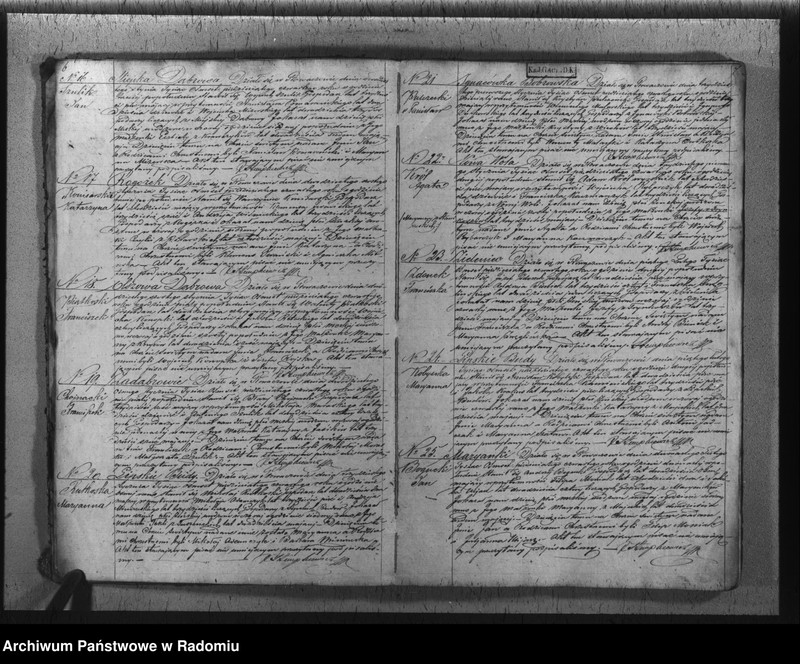 image.from.unit.number "Duplikat akt urodzonych, zaślubionych i zmarłych z parafii Głowaczów w roku 1854"