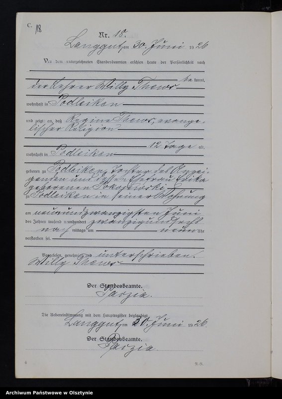 image.from.unit.number "Sterbe-Neben-Register Nr 1 - 27"
