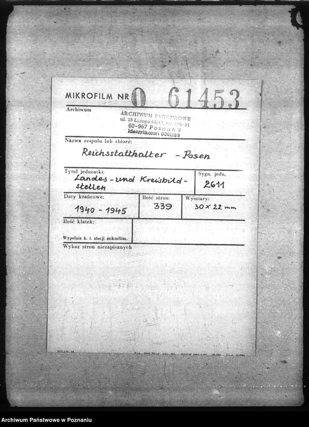 Obraz 2 z jednostki "Landes- und Kreisbildstellen"