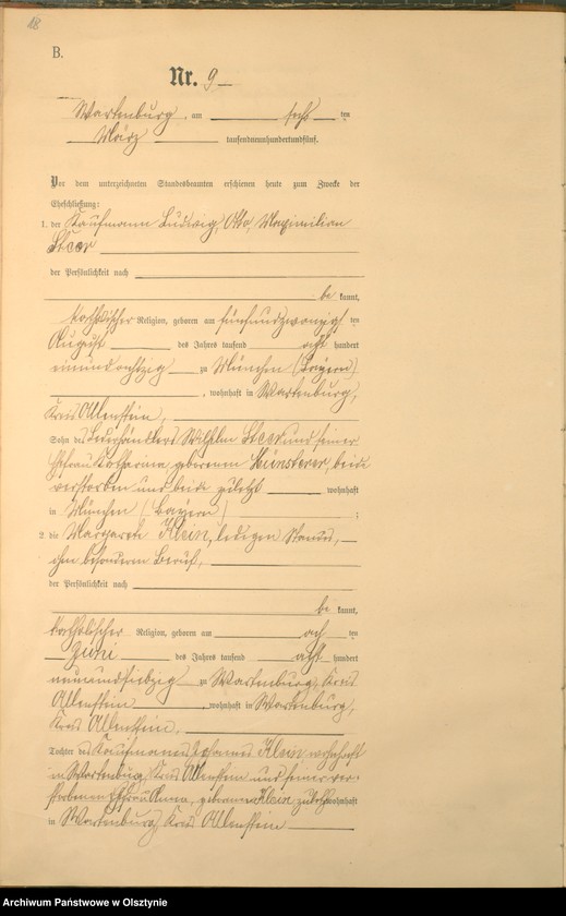 image.from.unit.number "Heiraths-Haupt-Register Nr 1 - 23"