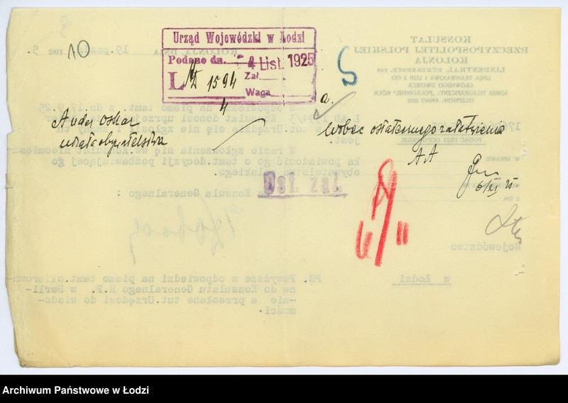Obraz 13 z jednostki "Pozbawienie obywatelstwa 116-5729, 1-94"