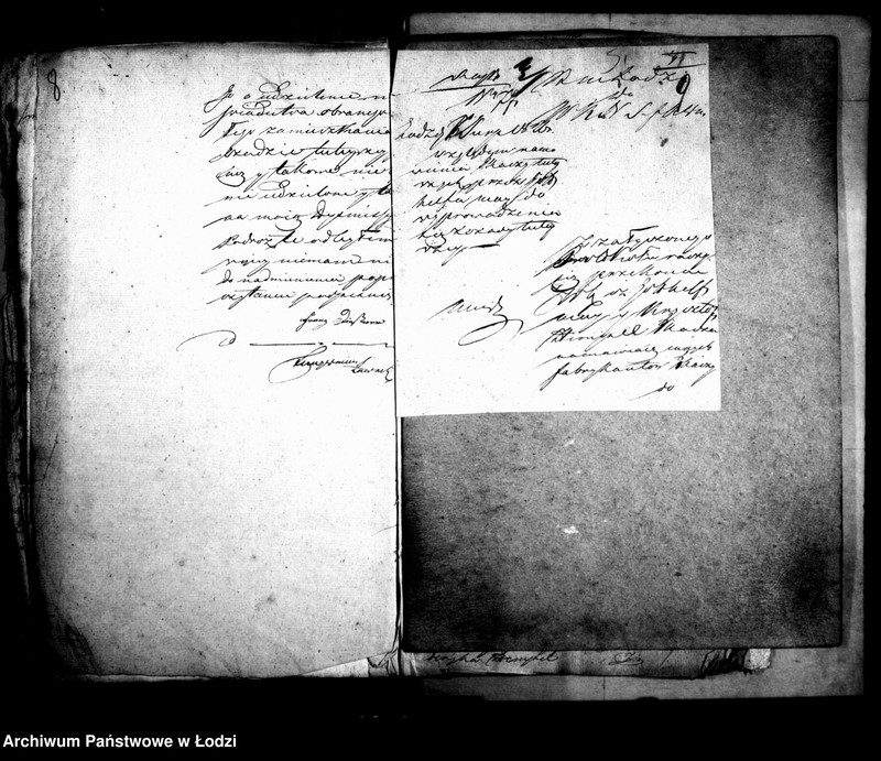 Obraz 11 z jednostki "Akta tyczące się wyprowadzania się fabrykantów"