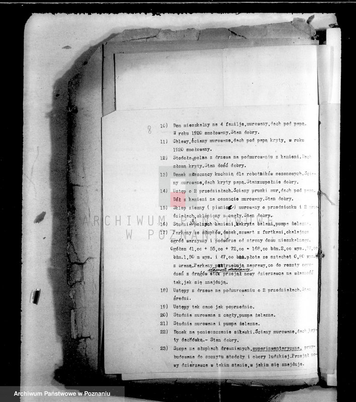 Obraz 12 z jednostki "Sprawy budowlane majątku państwowego Jankowo-Młyn"