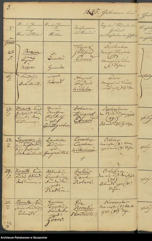 image.from.unit.number "Geburst-, Trau-, Sterberegister Hackenwalde (Krępsko). St. Katharinen-Kirchengemeinde Gollnow."