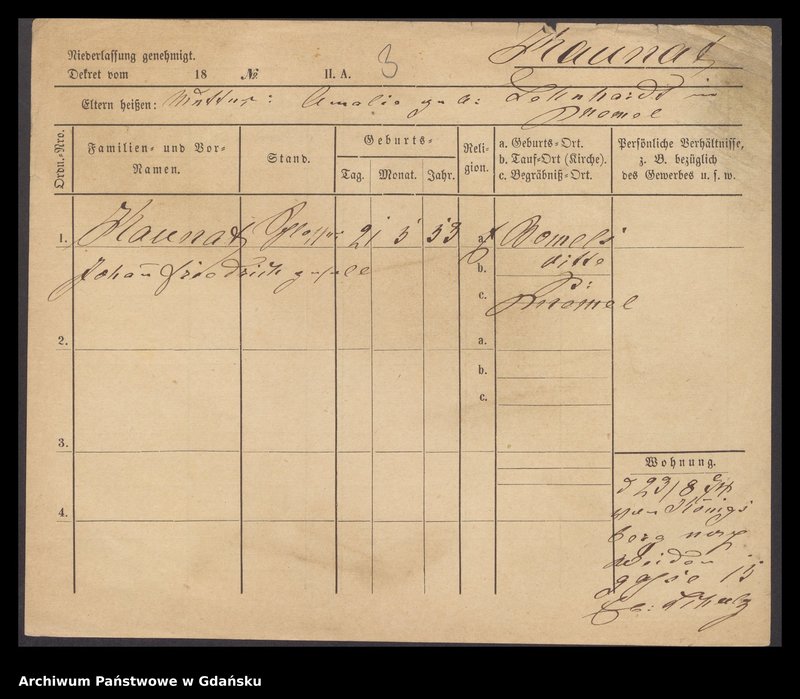 image.from.unit.number "Karty meldunkowe: Kaun - Kecker"